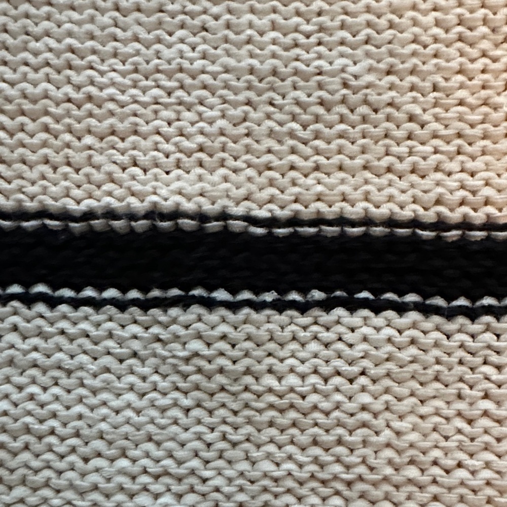 Magaschoni Cream Sweater with Black Accents - Picture 4 of 5